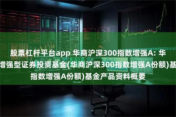 股票杠杆平台app 华商沪深300指数增强A: 华商沪深300指数增强型证券投资基金(华商沪深300指数增强A份额)基金产品资料概要